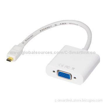 Micro HDMI to VGA Adapter, 0.15m